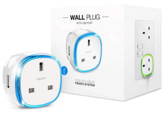 Wall Plug UK with USB - SMAART Homes UK